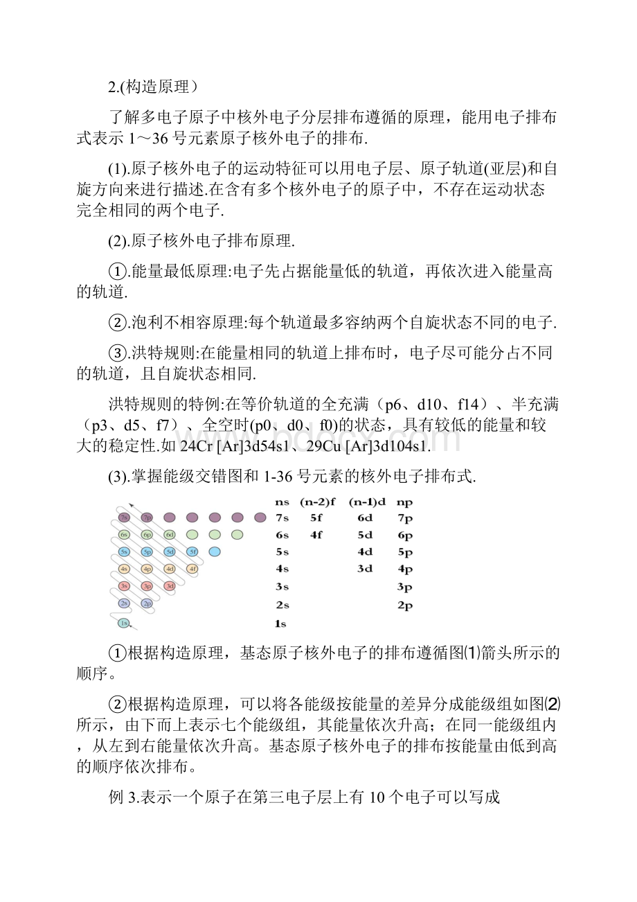 届高三化学一轮复习教案物质结构与性质全册精品.docx_第2页