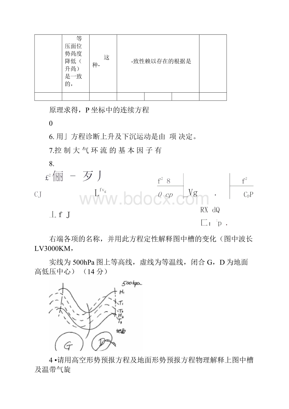 信息工程大学天气学原理试题.docx_第2页