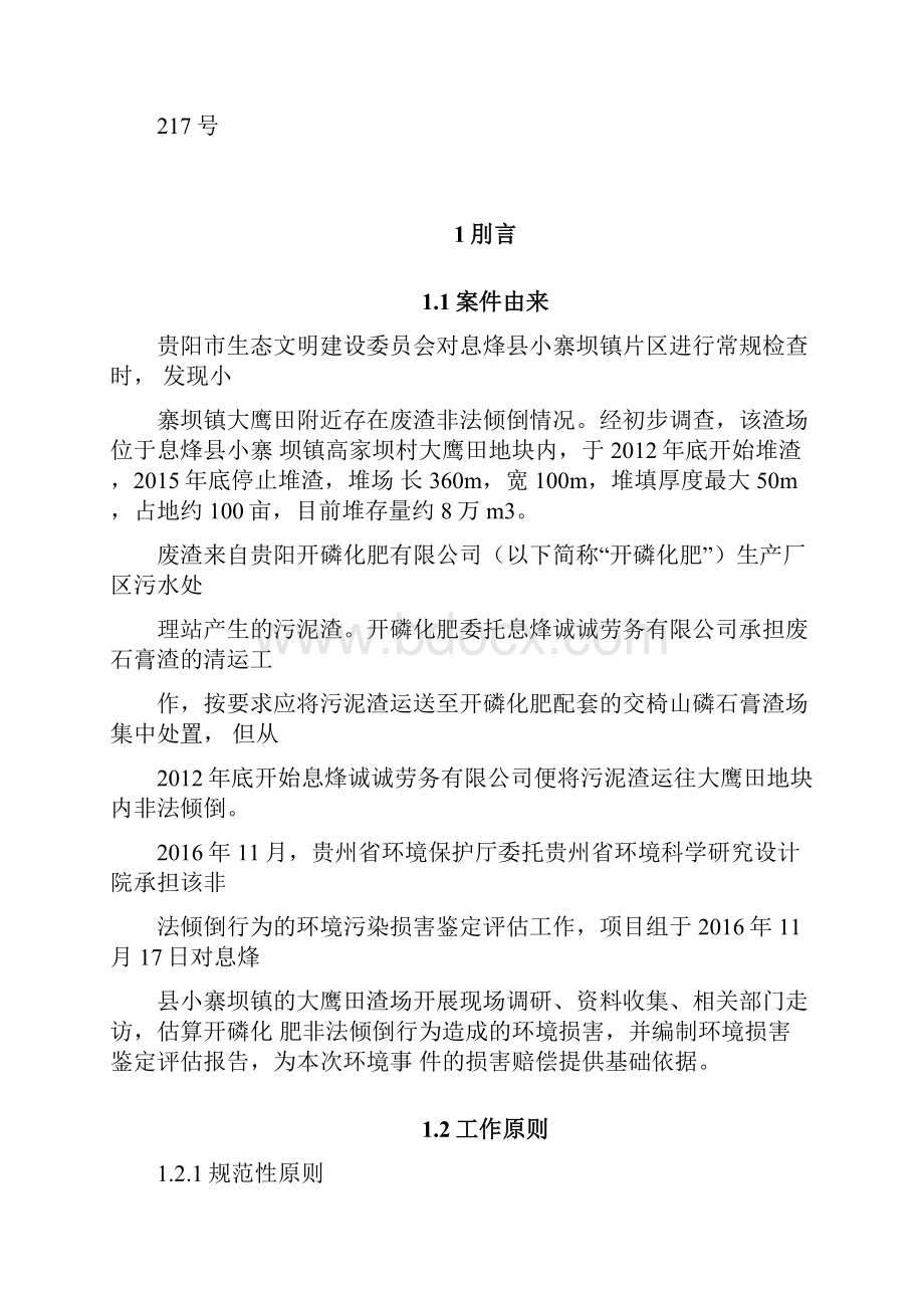 环境污染损害评估报告贵州法院网.docx_第2页