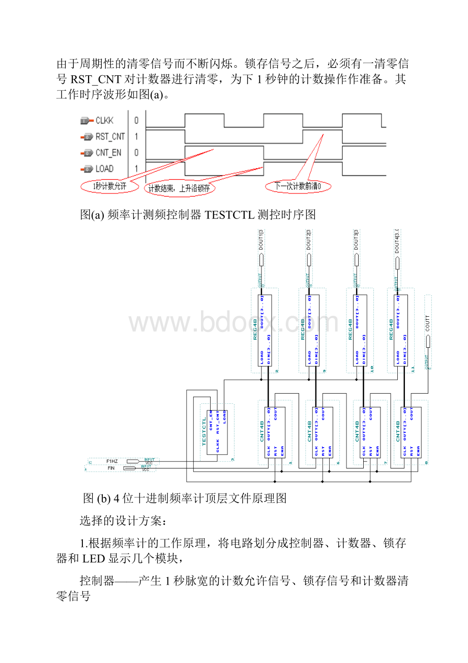 4位十进制频率计的设计 计算机与电子等专业课程设计.docx_第2页