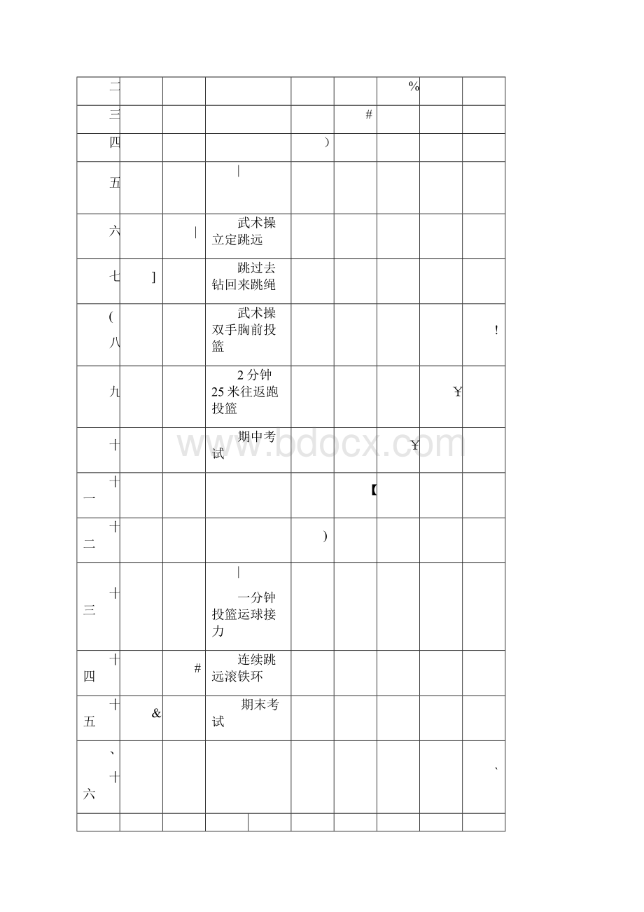 六年级下册体育教学计划与教案.docx_第2页