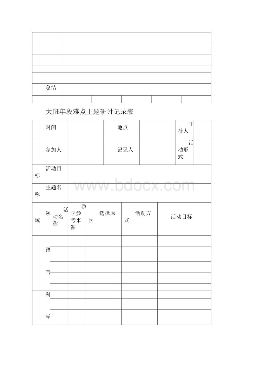 大班年段难点主题研讨记录表.docx_第3页