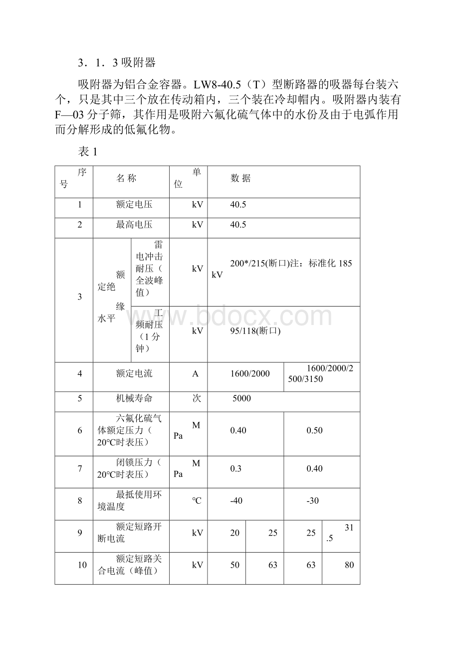 LW8405高压六氟化硫断路器.docx_第3页