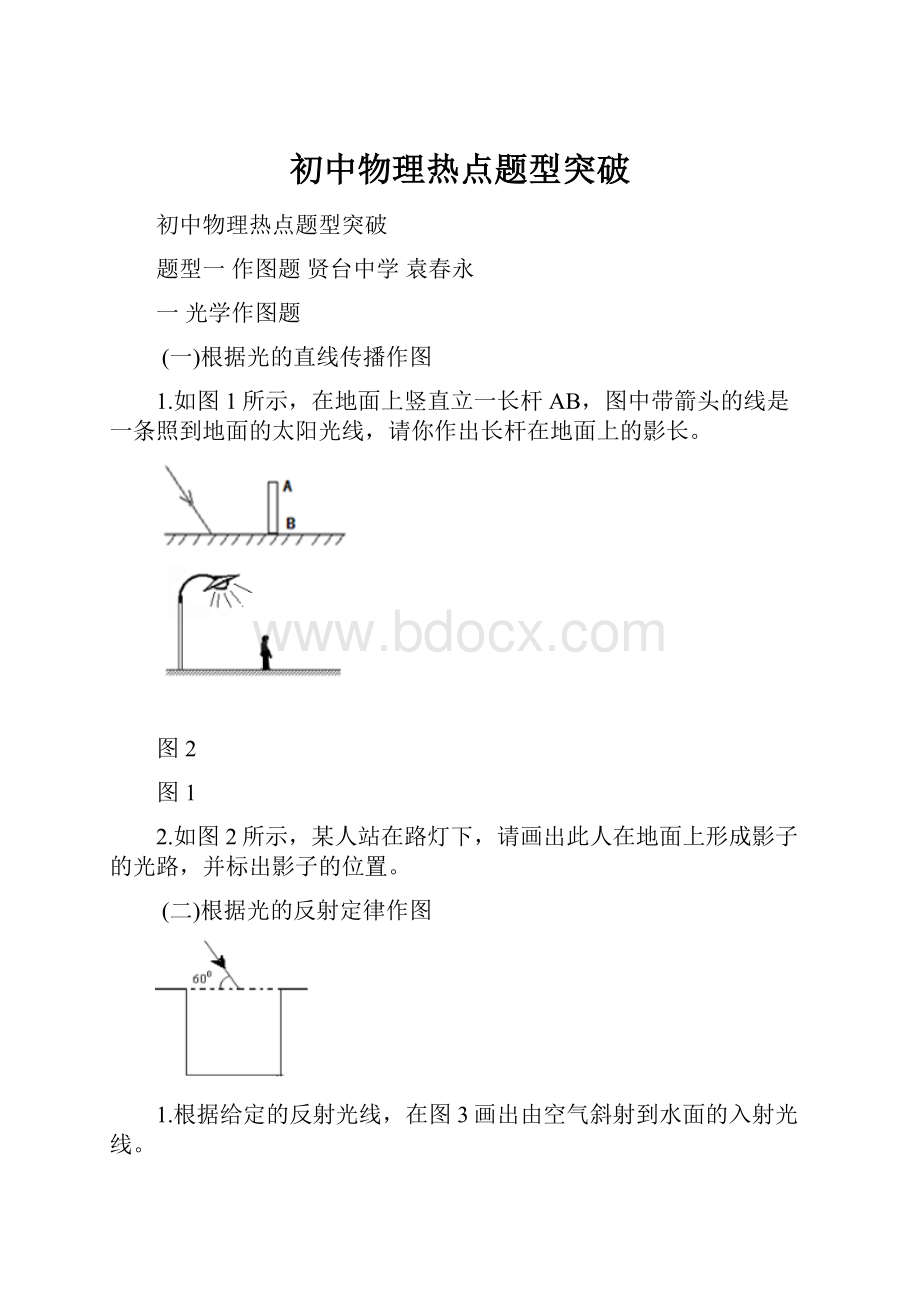 初中物理热点题型突破.docx_第1页