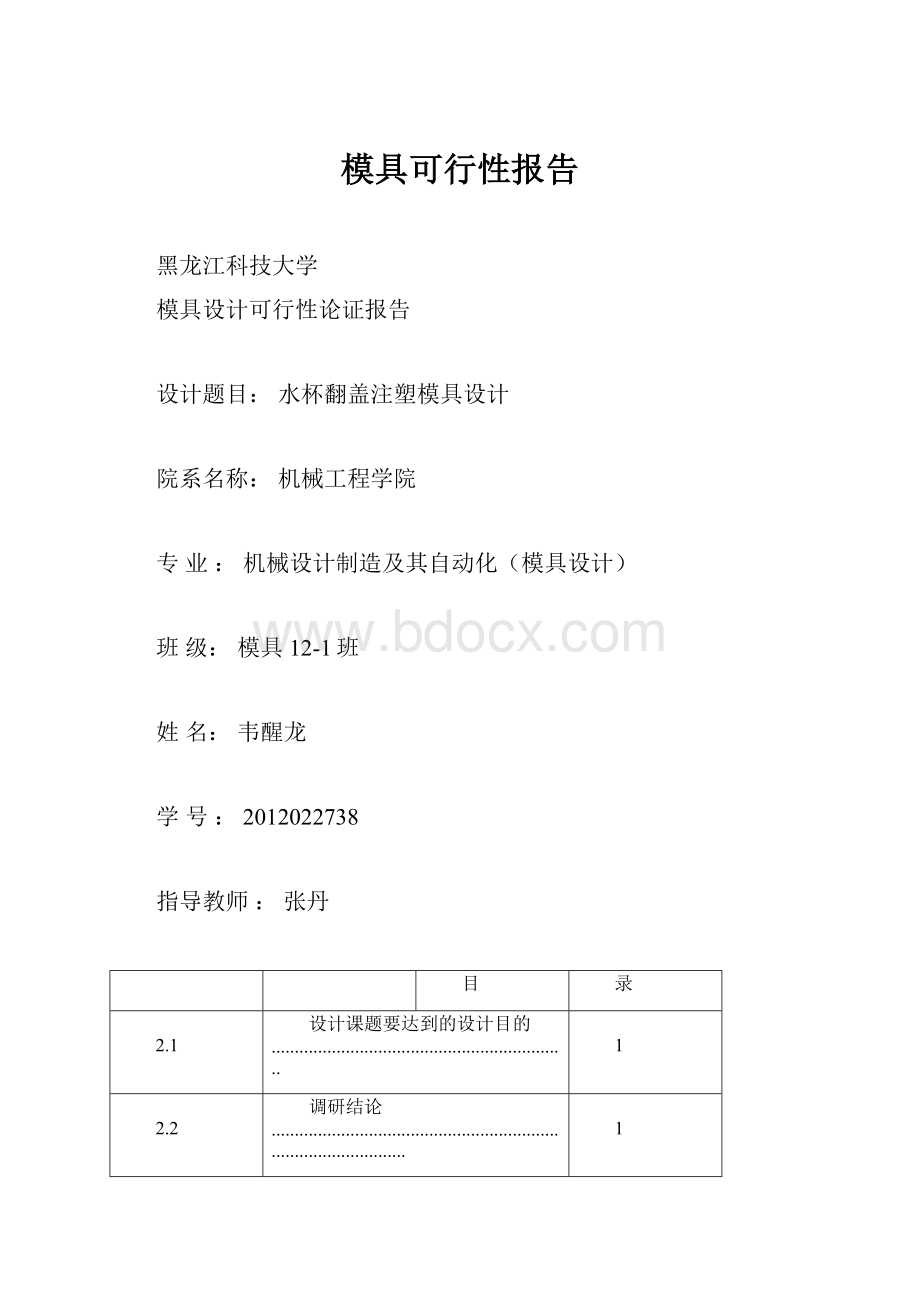 模具可行性报告.docx