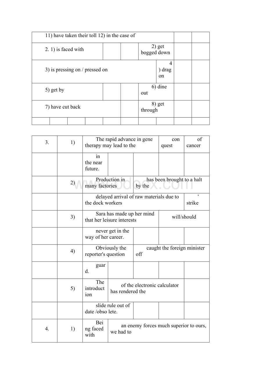 全新版大学英语综合教程4第二版完整版课后答案.docx_第3页