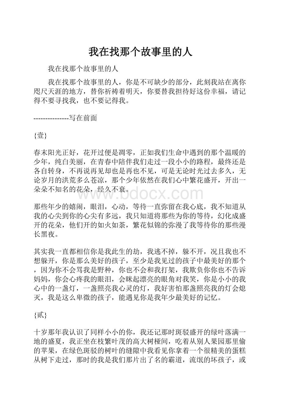 我在找那个故事里的人.docx