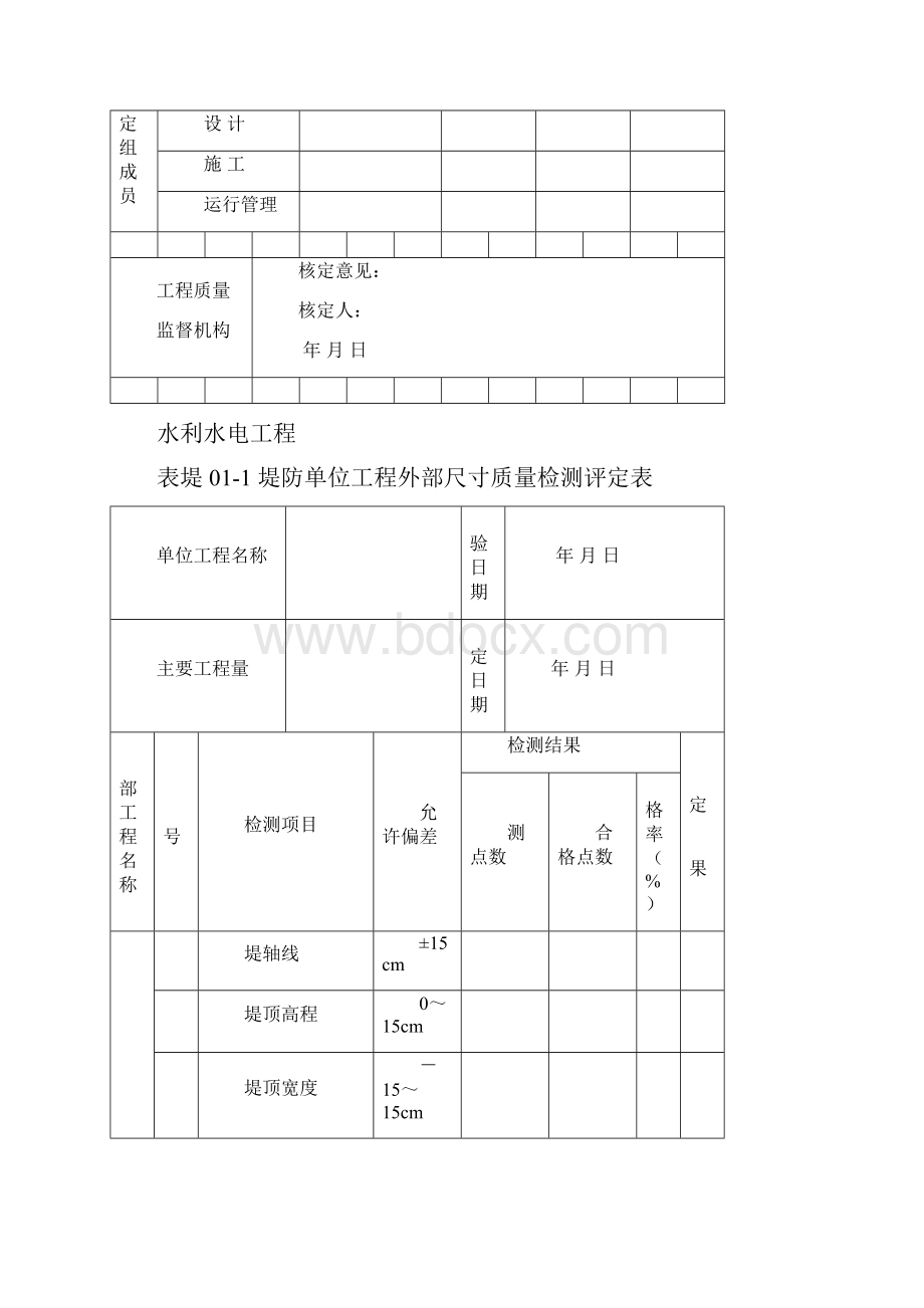 水利堤防工程质量评定表第九部分.docx_第2页