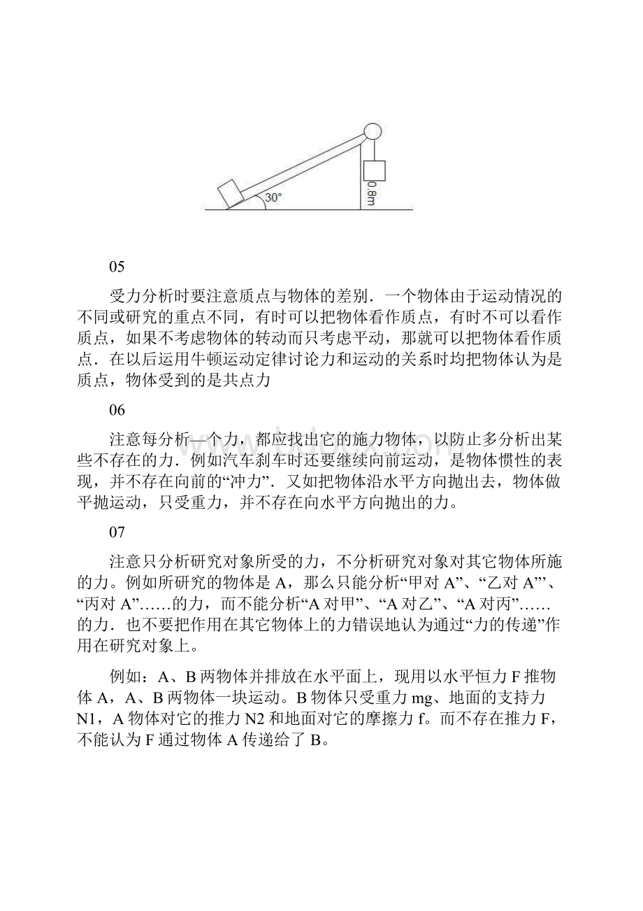 高中物理受力分析详解内附经典例题.docx_第3页