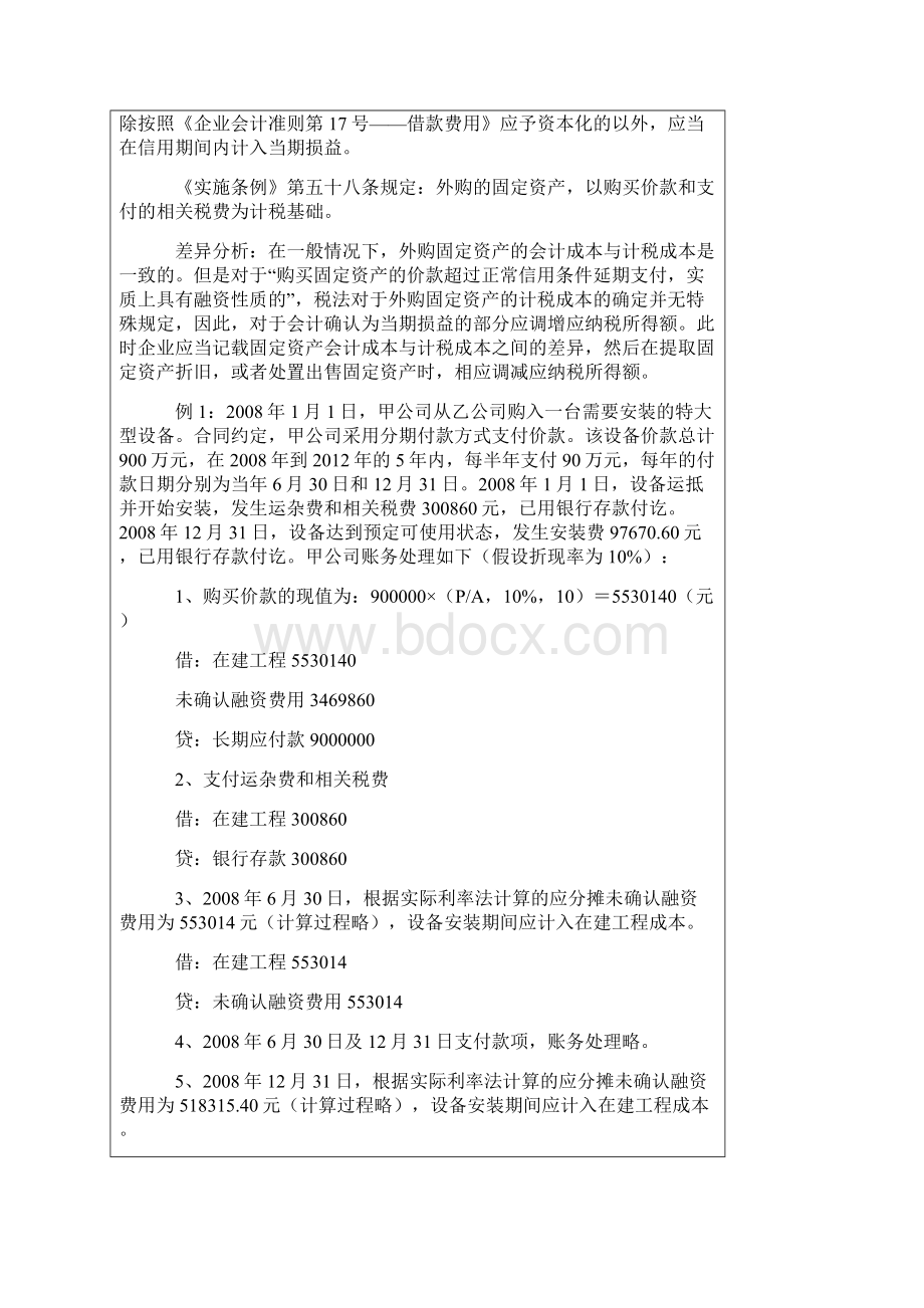 最新所得税汇算清缴固定资产会计与税法差异分析汇总.docx_第2页