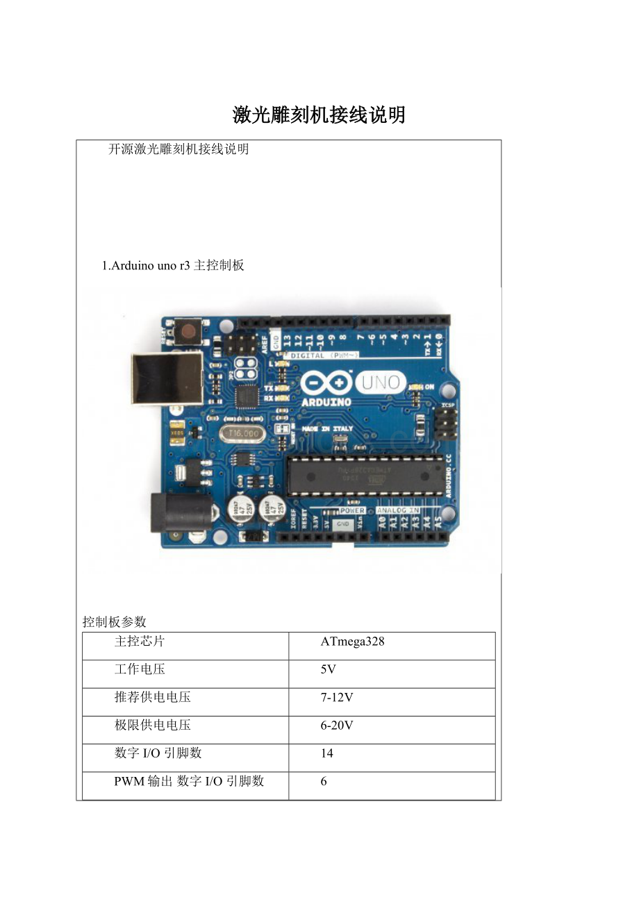 激光雕刻机接线说明.docx_第1页