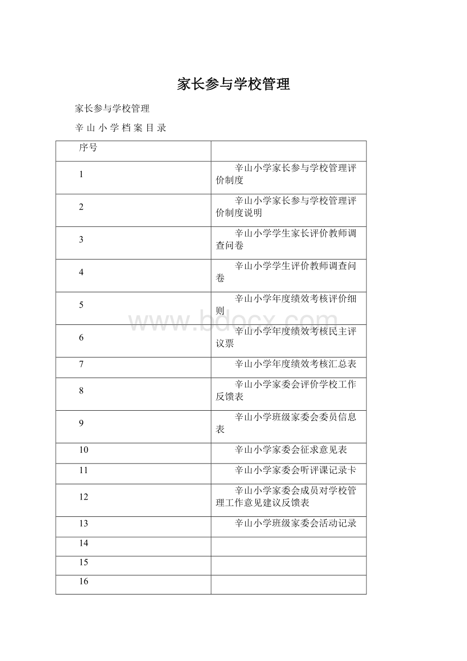 家长参与学校管理.docx_第1页