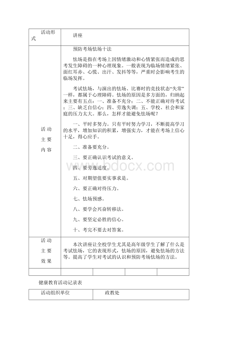 健康教育活动记录表.docx_第3页