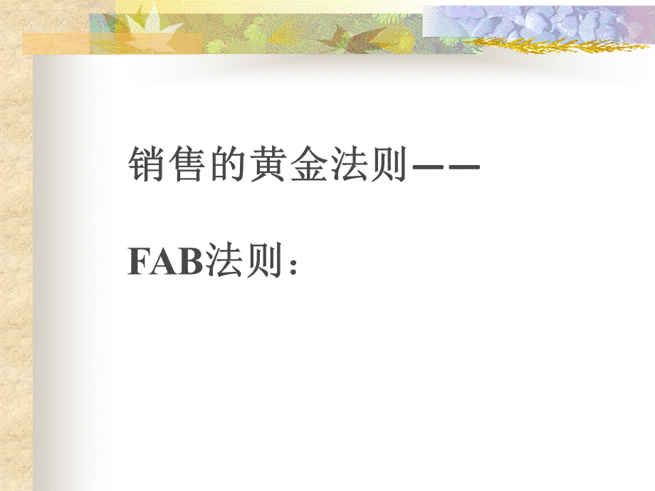 FAB销售法则(最全版).ppt_第1页