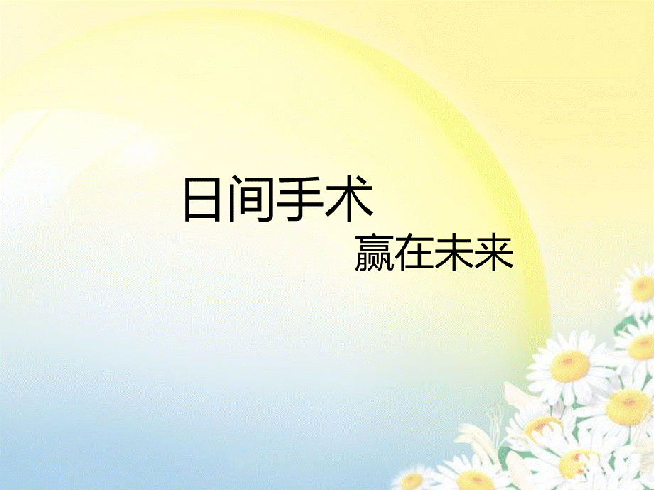 日间手术.pptx_第1页