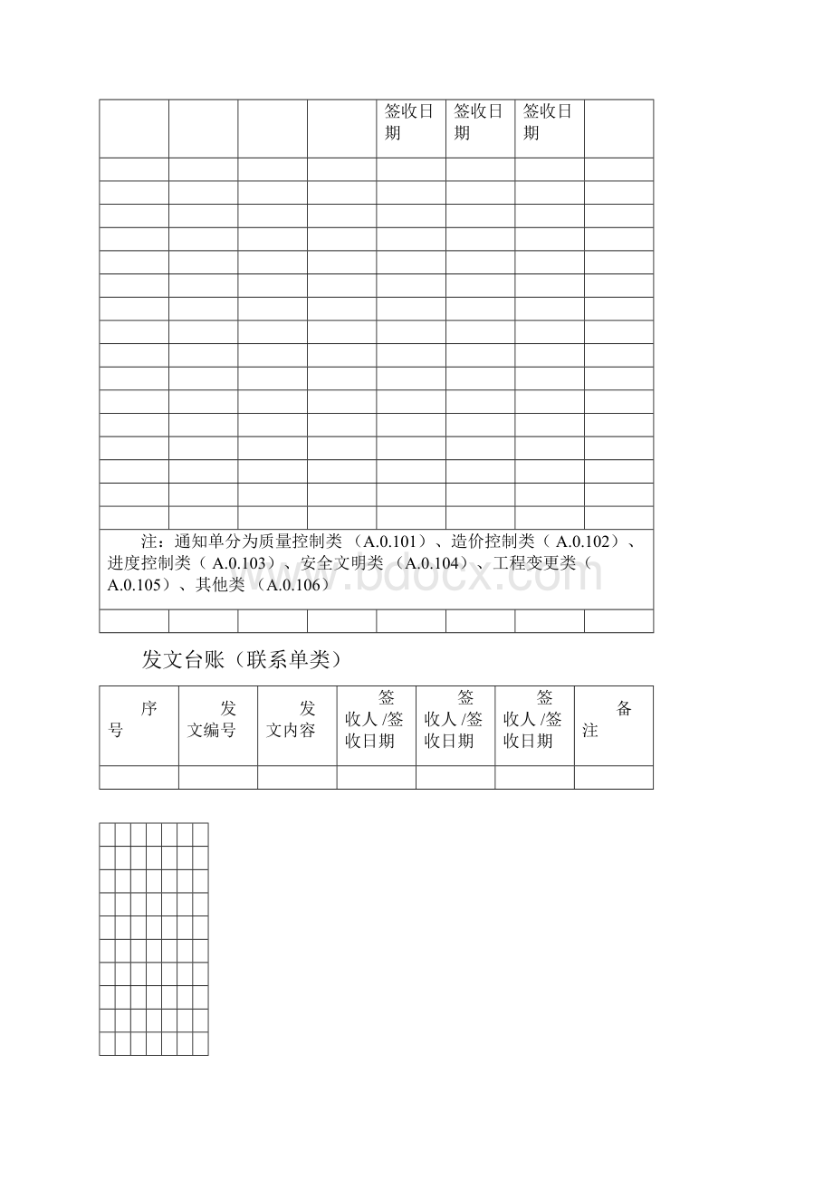 监理施工收发文台账大全.docx_第2页