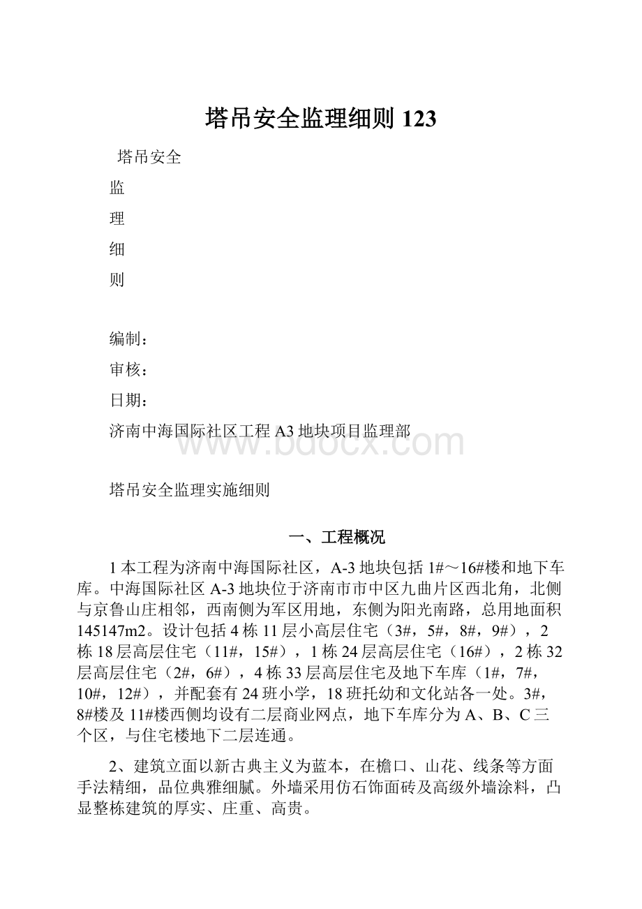 塔吊安全监理细则123.docx