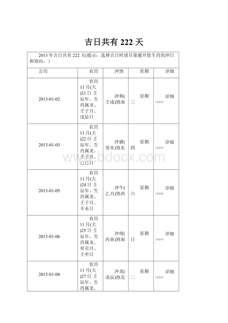 吉日共有 222 天.docx_第1页