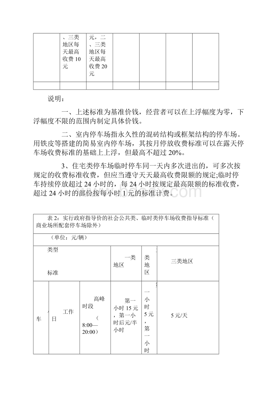 深圳市机动车停放服务收费管理办法深价规1号.docx_第3页