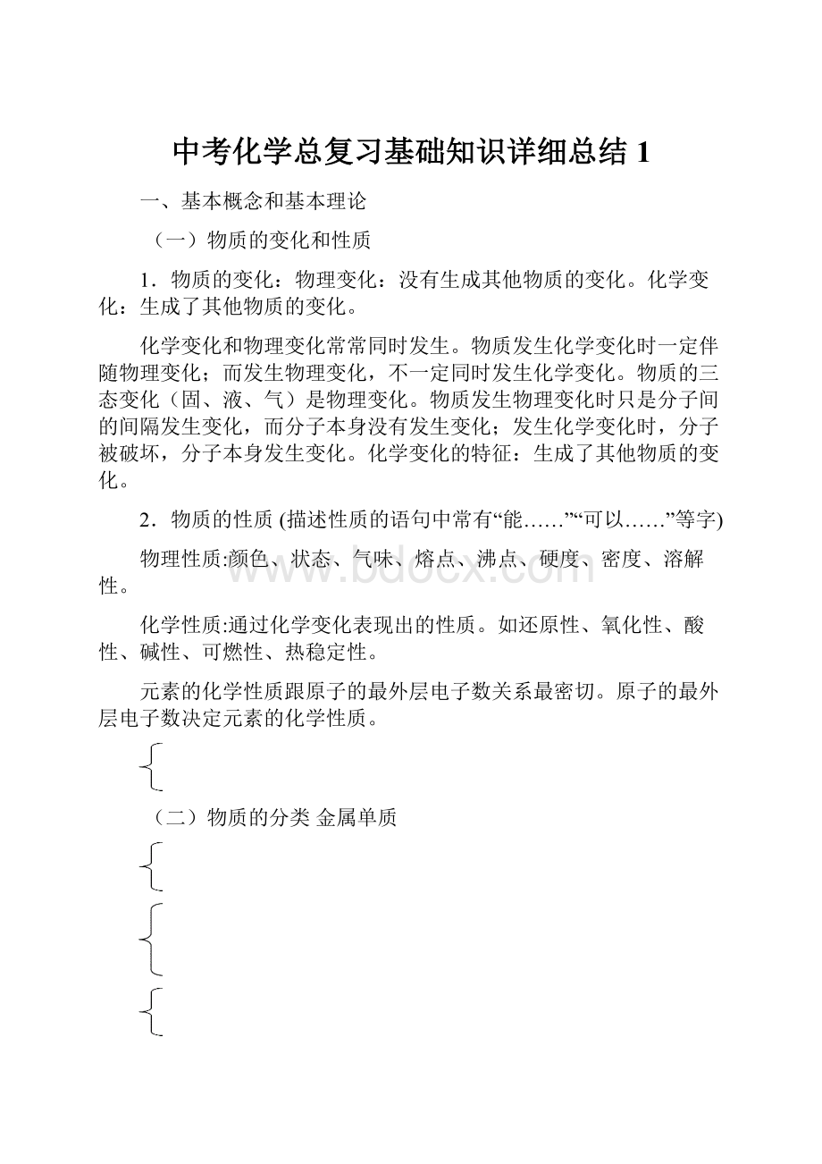 中考化学总复习基础知识详细总结1.docx_第1页