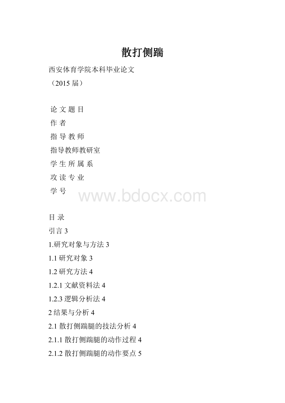 散打侧踹.docx