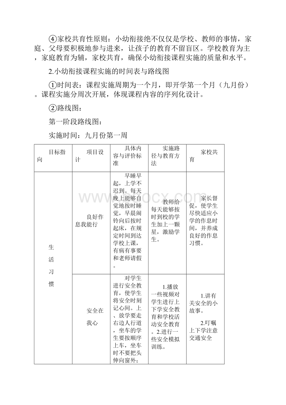 小幼衔接课程的设计与实施1 1.docx_第3页