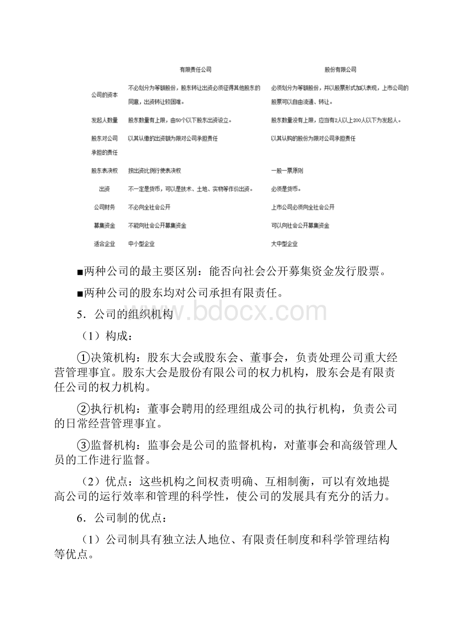 生产的微观主体企业专题复习教案.docx_第3页