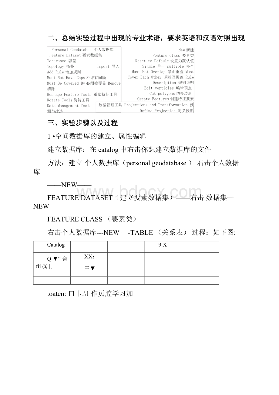 实验三空间数据的编辑处理及坐标变换.docx_第2页