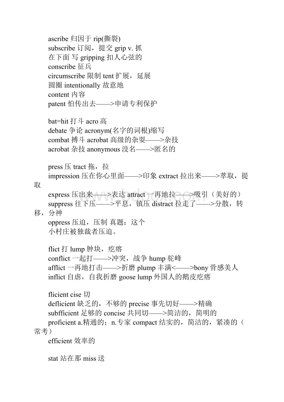 最新六级英语常考词汇及词根记忆.docx_第3页