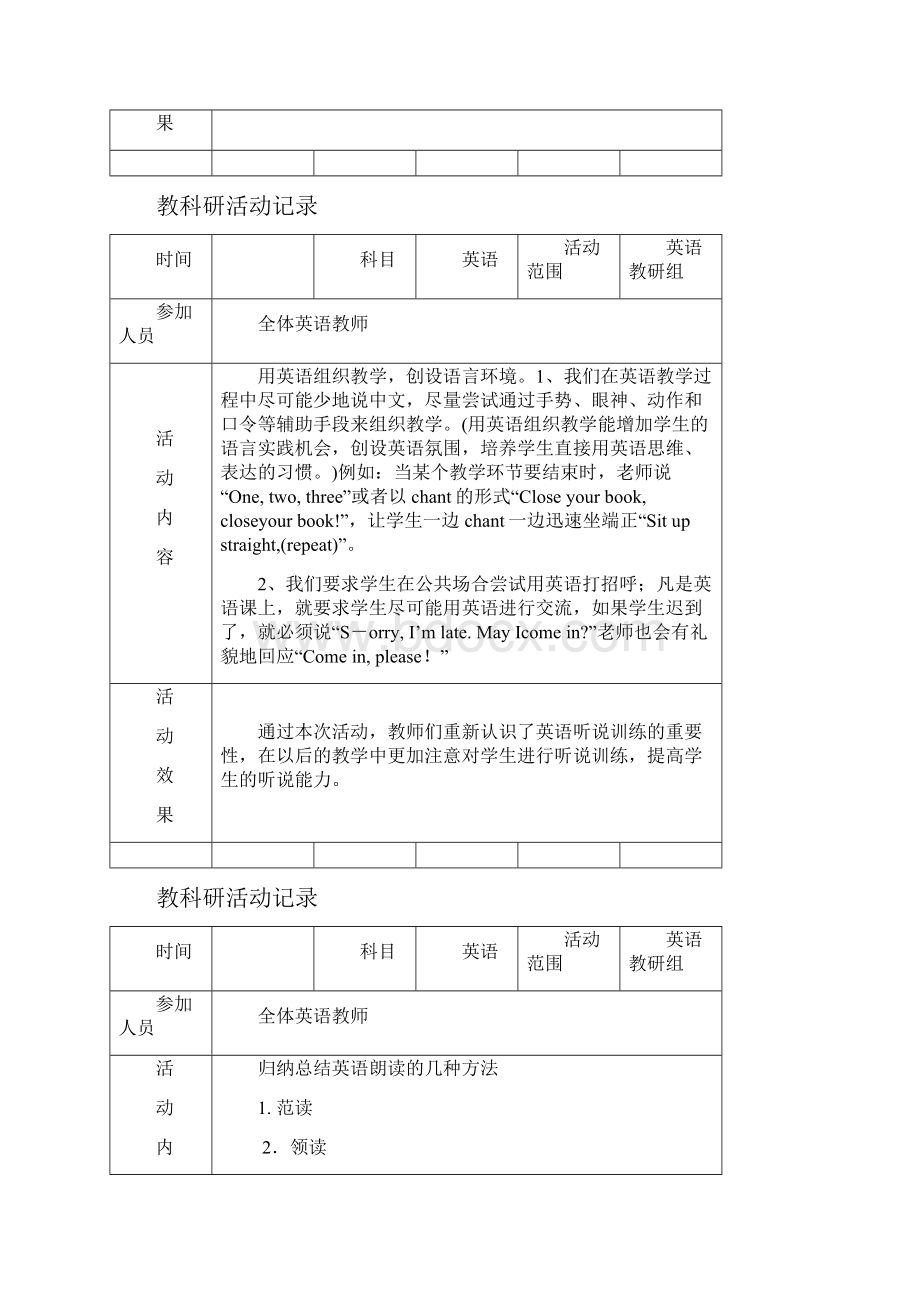 教学教研活动记录.docx_第3页