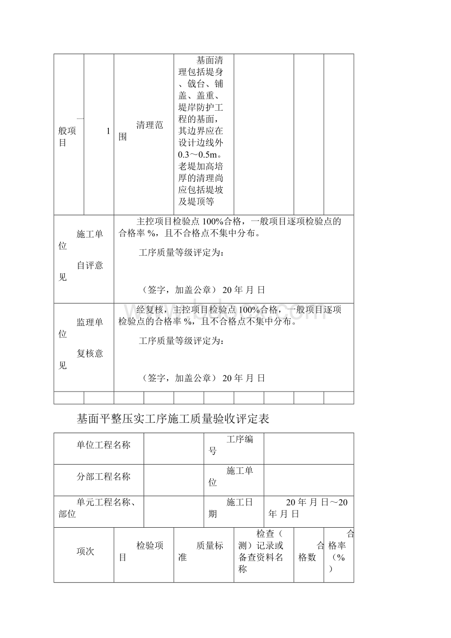 SL634堤防工程质量评定表.docx_第3页