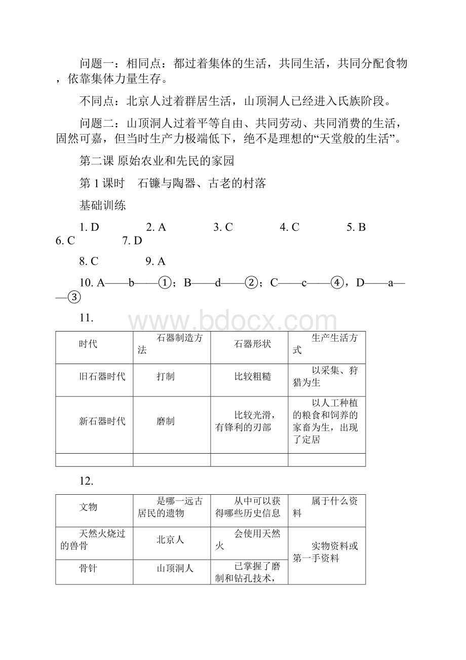 八年级上册历史知识与能力训练答案范文.docx_第3页