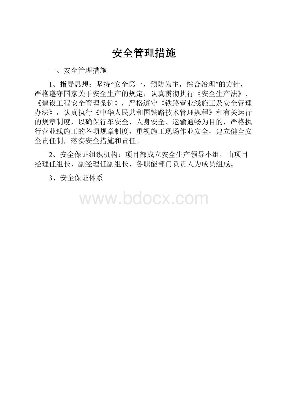 安全管理措施.docx_第1页