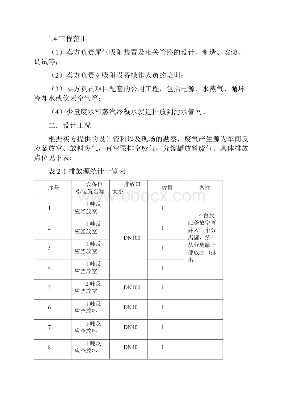 废气治理项目设计方案模板完整版.docx_第3页