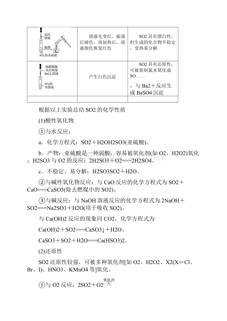 版高中化学专题4硫氮和可持续发展第一单元含硫化合物的性质和应用第1课时学案苏教版必修1.docx_第2页