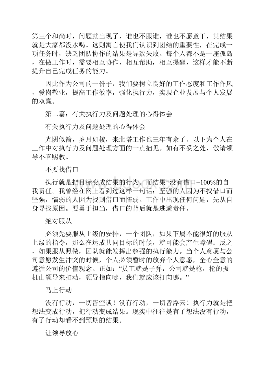 执行力心得体会范文精选多篇.docx_第2页