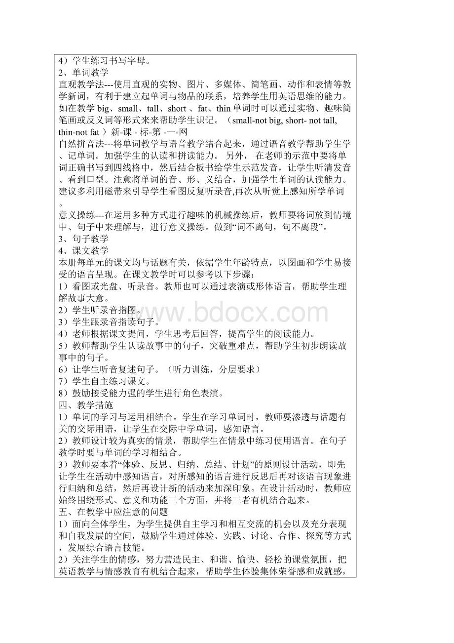 春季人教小学PEP英语三年级下册全册教案表格式 已编辑 只需打印.docx_第2页