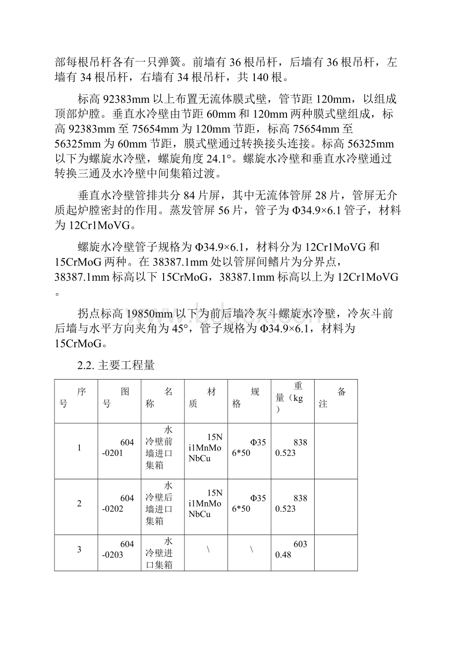 #2锅炉水冷壁安装施工方案精编版.docx_第2页