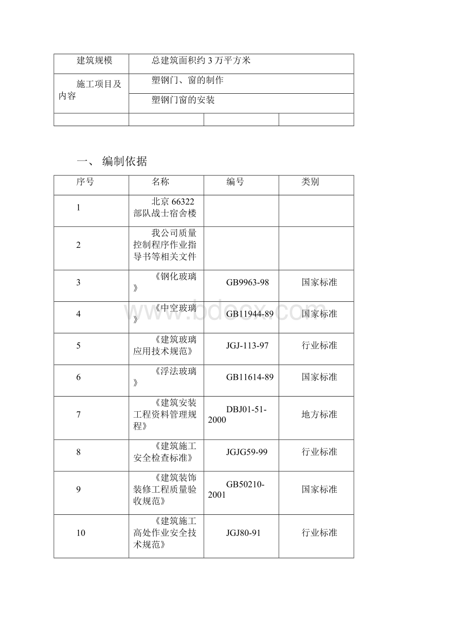 施工组织方案塑钢.docx_第2页