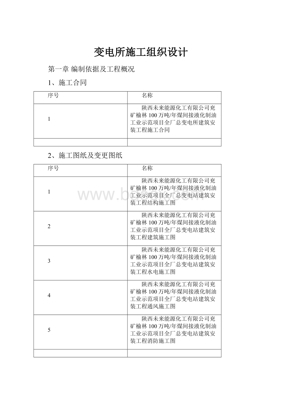 变电所施工组织设计.docx