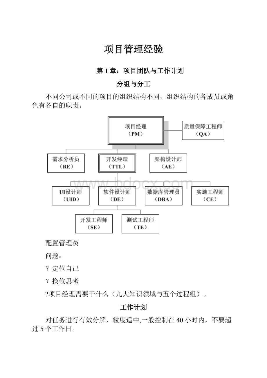 项目管理经验.docx