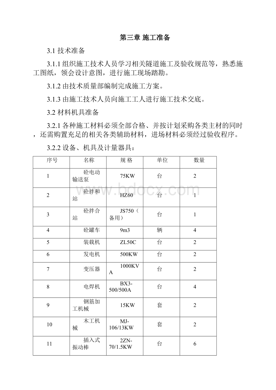 雀儿山隧道工程防排水及衬砌专项施工方案 精品.docx_第3页