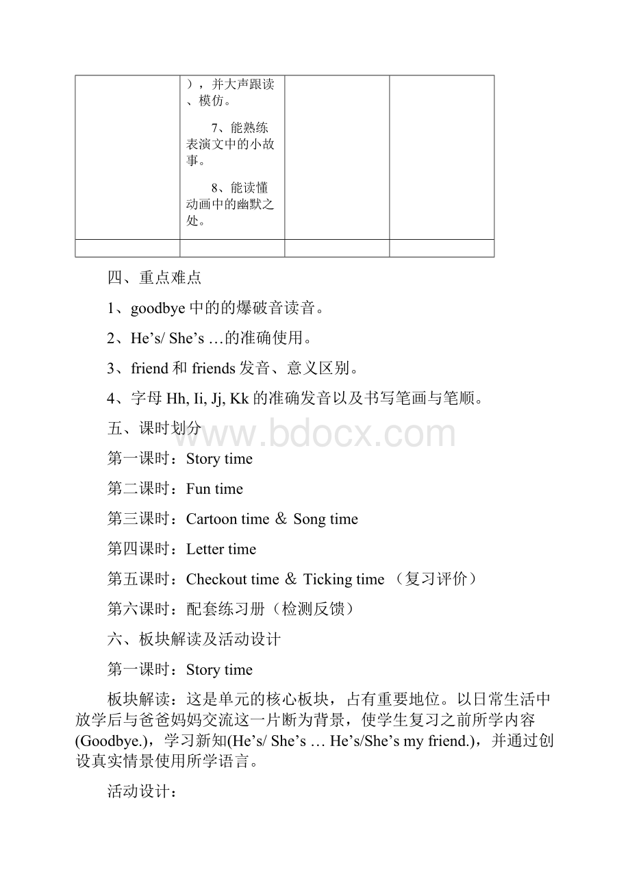 最新译林牛津版小学英语三年级上册Unit 3 My Friend 公开课教学设计 2.docx_第3页