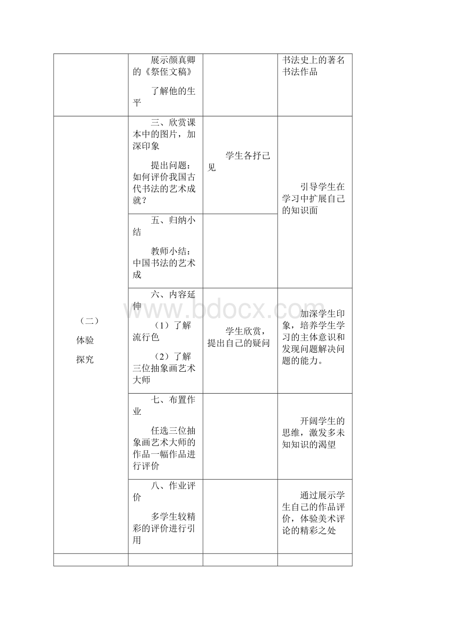 最新八年级美术上册全册教案浙美版.docx_第2页