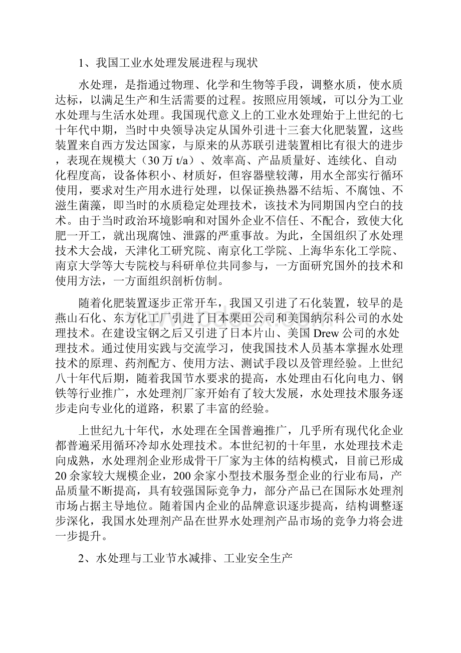 推荐精品水处理剂行业分析报告.docx_第3页