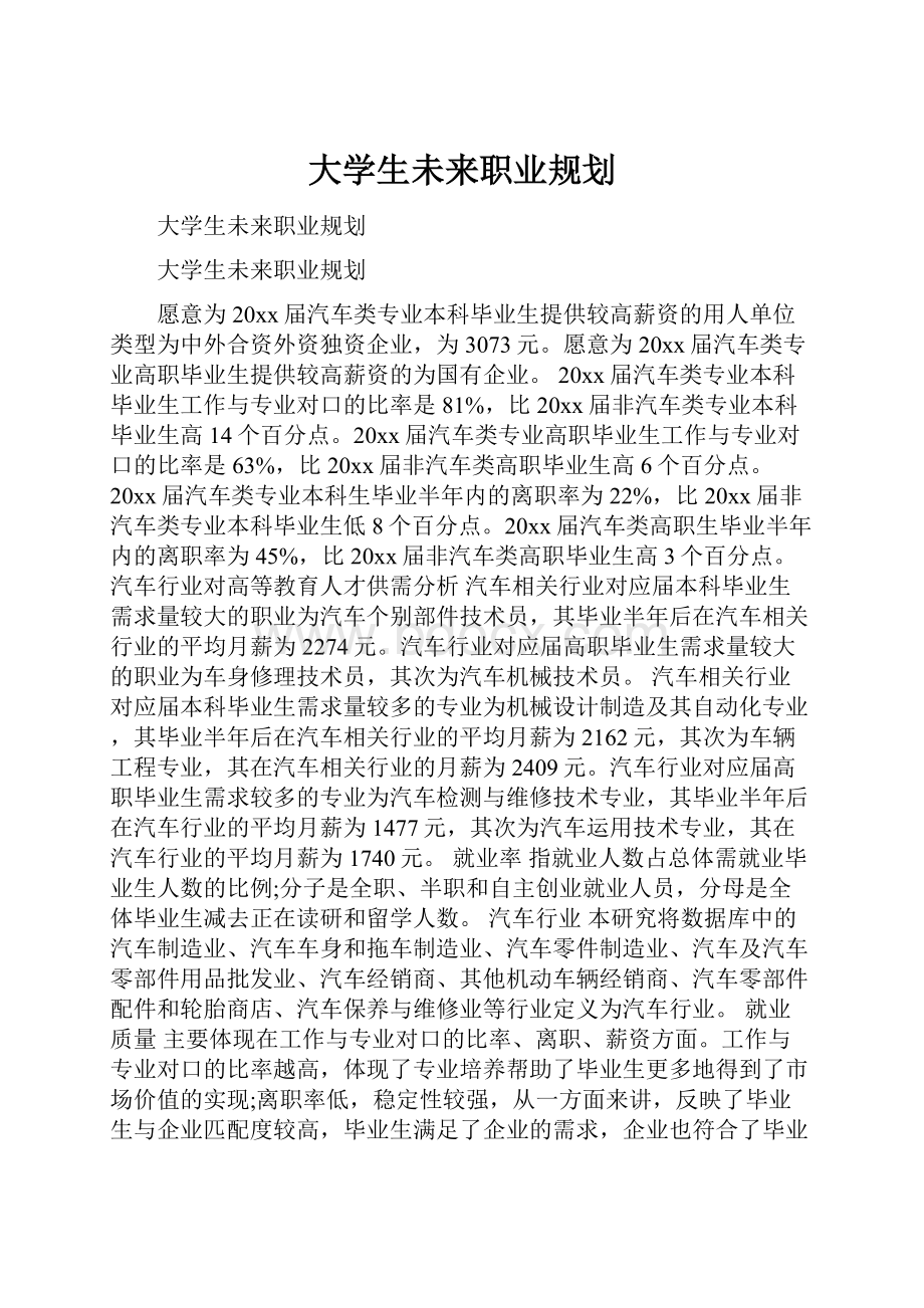 大学生未来职业规划.docx