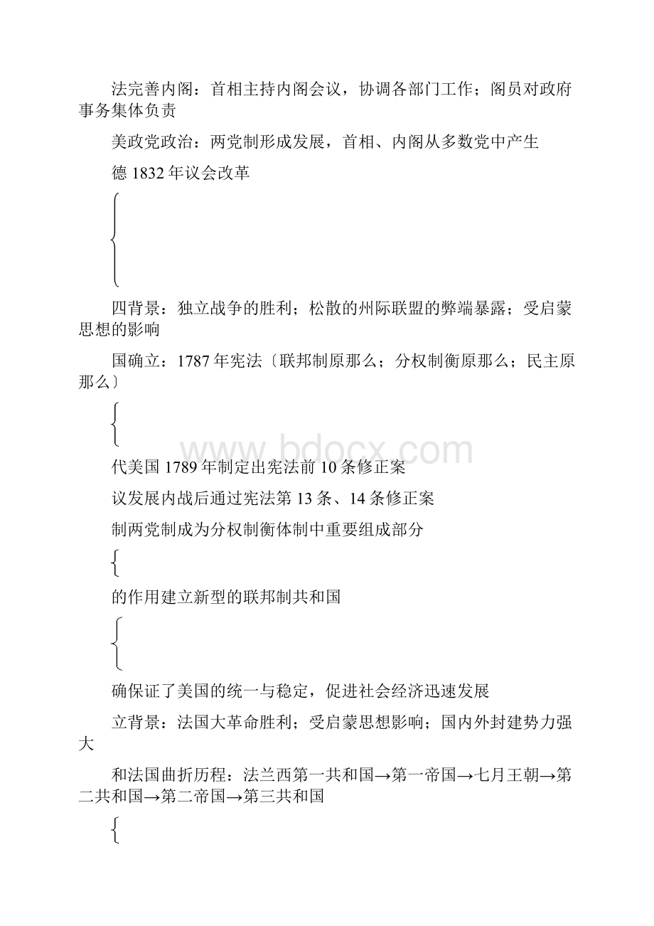 历史ⅰ岳麓版第三单元近代西方资本主义政体提纲的建立.docx_第3页