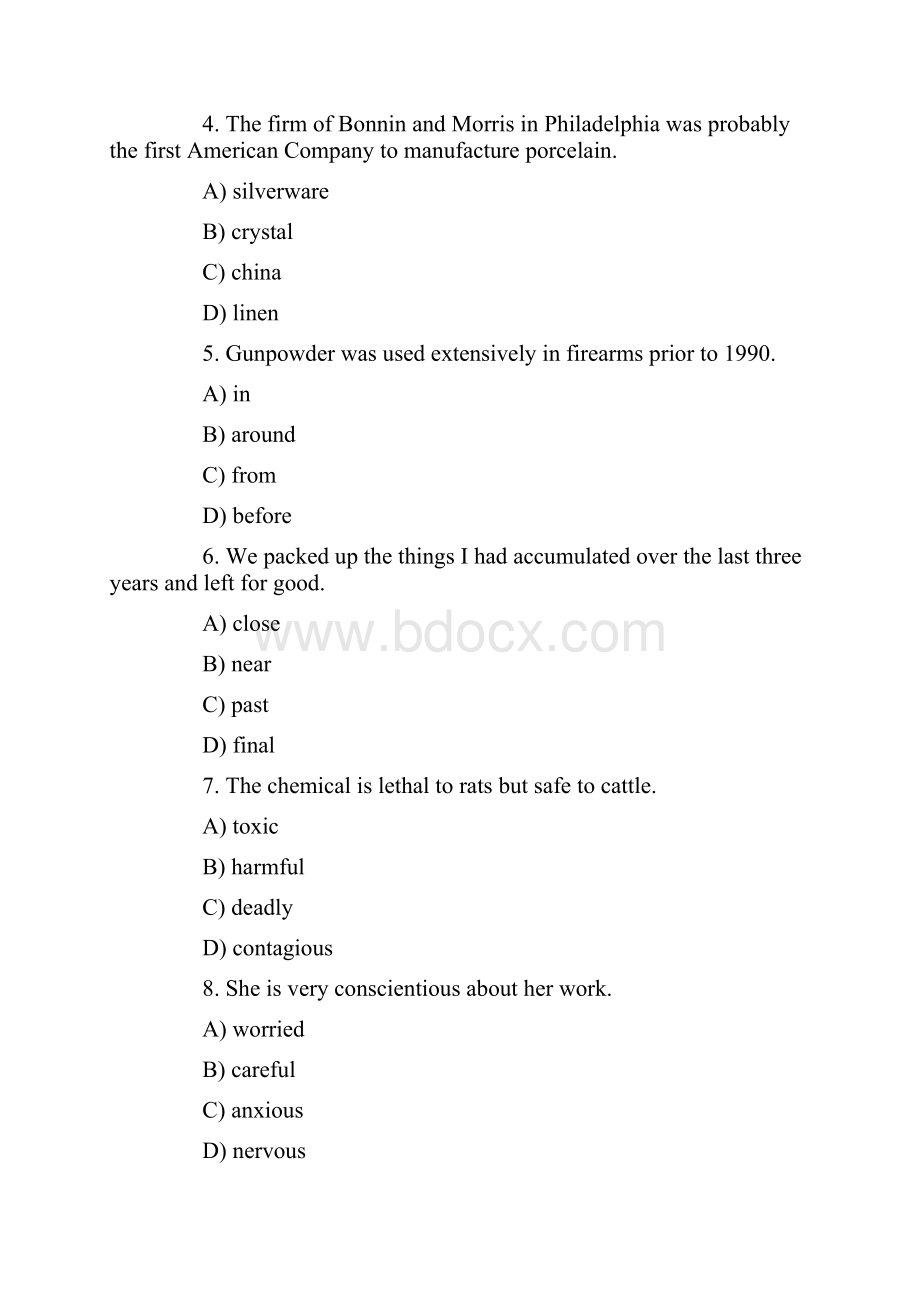 全国专业技术人员职称英语等级考试综合类B级汇编.docx_第2页