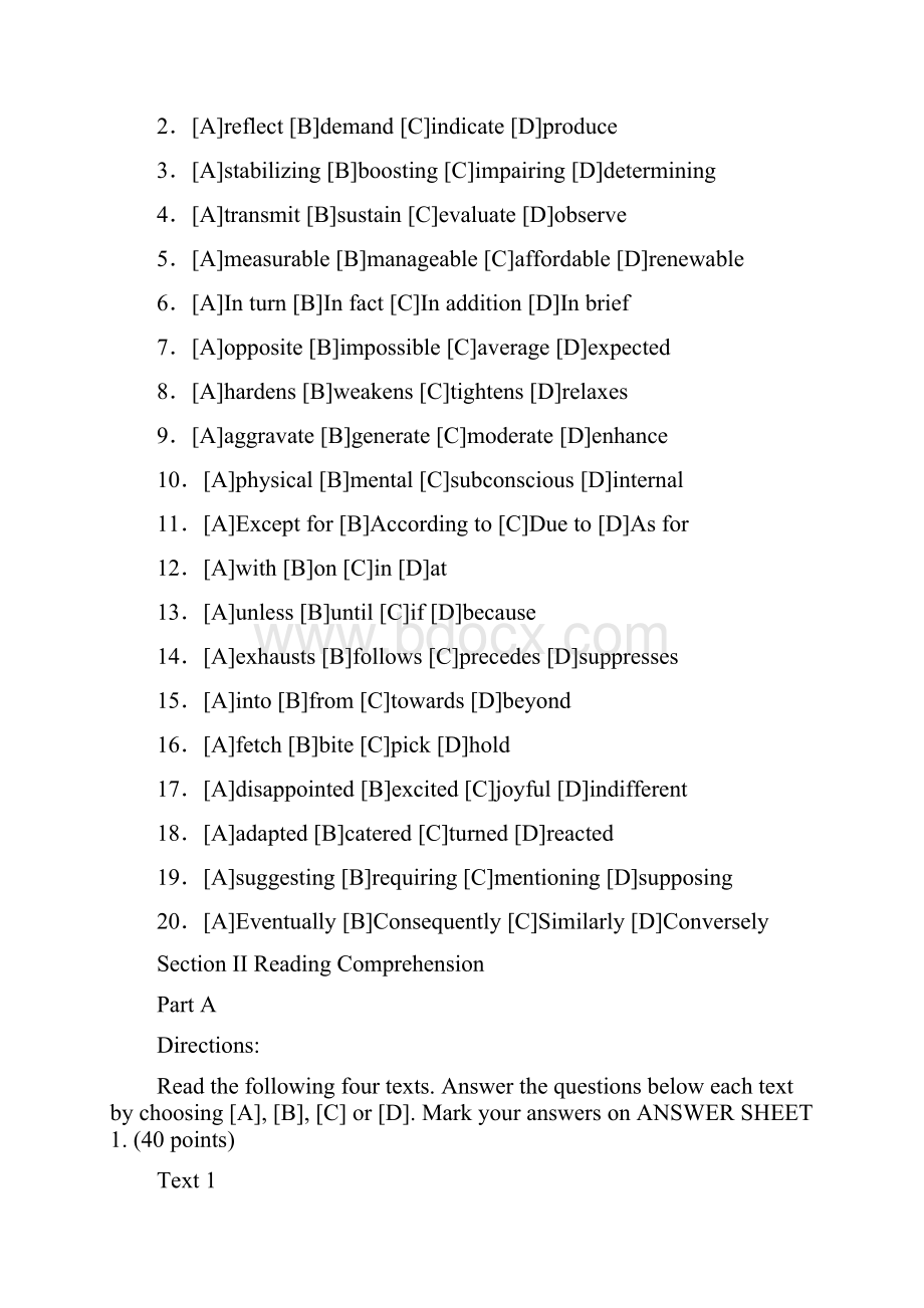 考研英语真题一及答案.docx_第2页