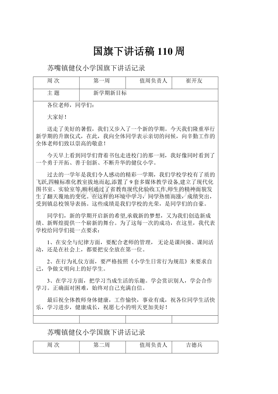 国旗下讲话稿110周.docx_第1页